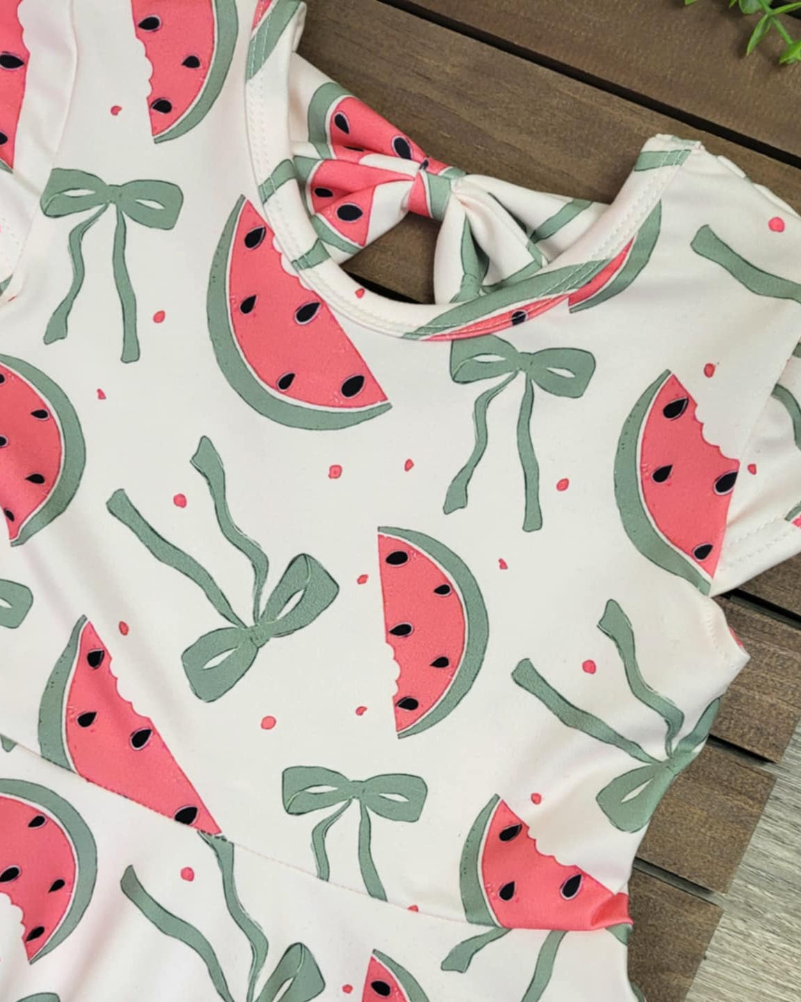 Watermelon and Bows Dress A Touch of Magnolia Boutique