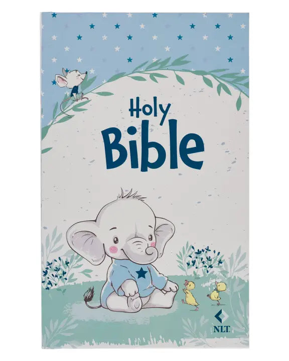 Bible Nlt Infant Hardcover, Blue A Touch of Magnolia Boutique