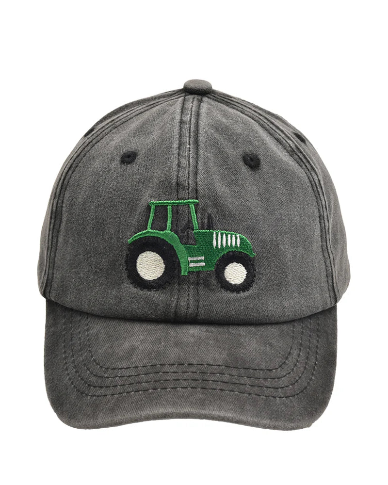 Kids Tractor Hat (multiple) A Touch of Magnolia Boutique Green