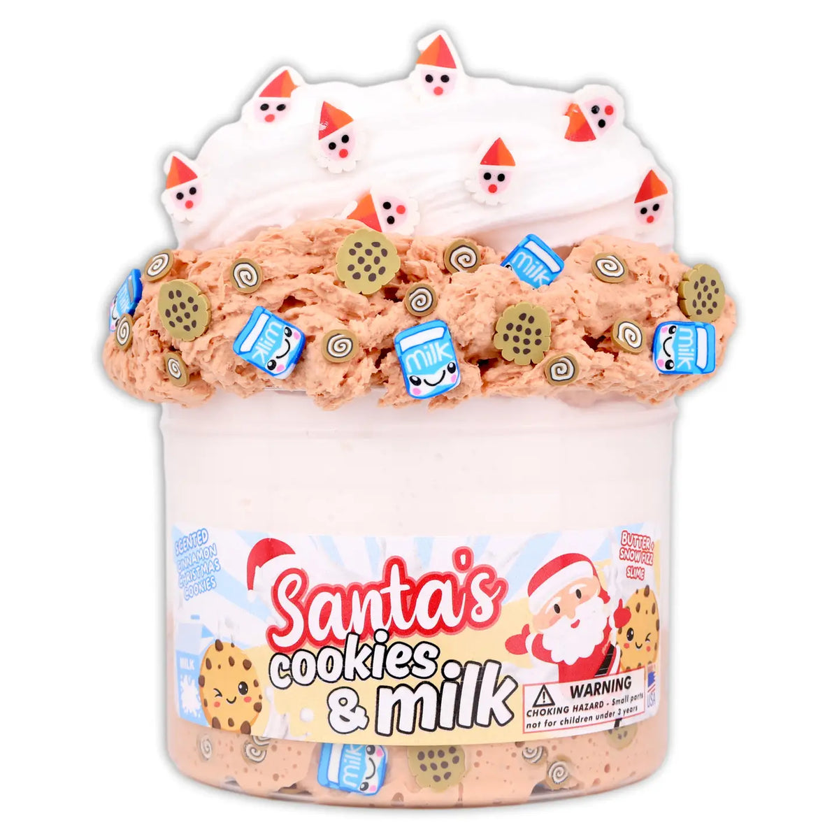 Dope Slime Santa's Cookies & Milk - Christmas Slime A Touch of Magnolia Boutique