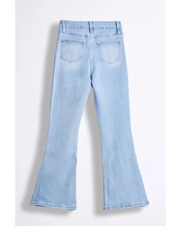 Flare with Side Slit Jeans YMI Tween (7-14) A Touch of Magnolia Boutique
