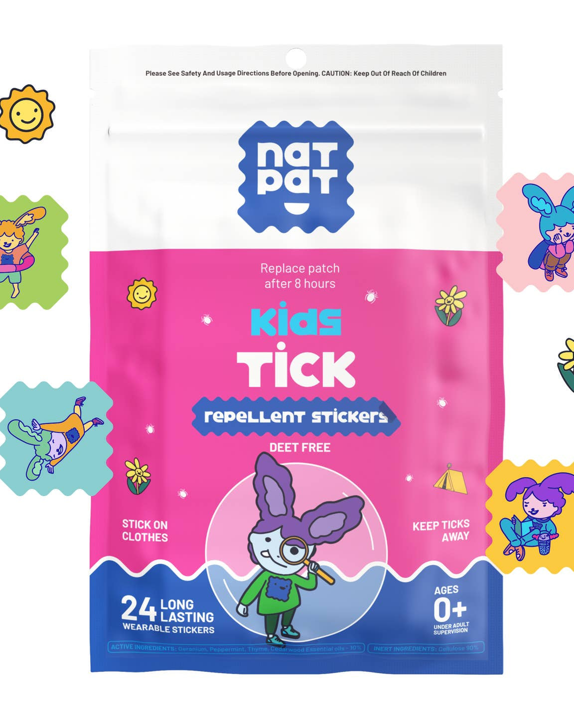 NATPAT Tick Repellent stickers A Touch of Magnolia Boutique
