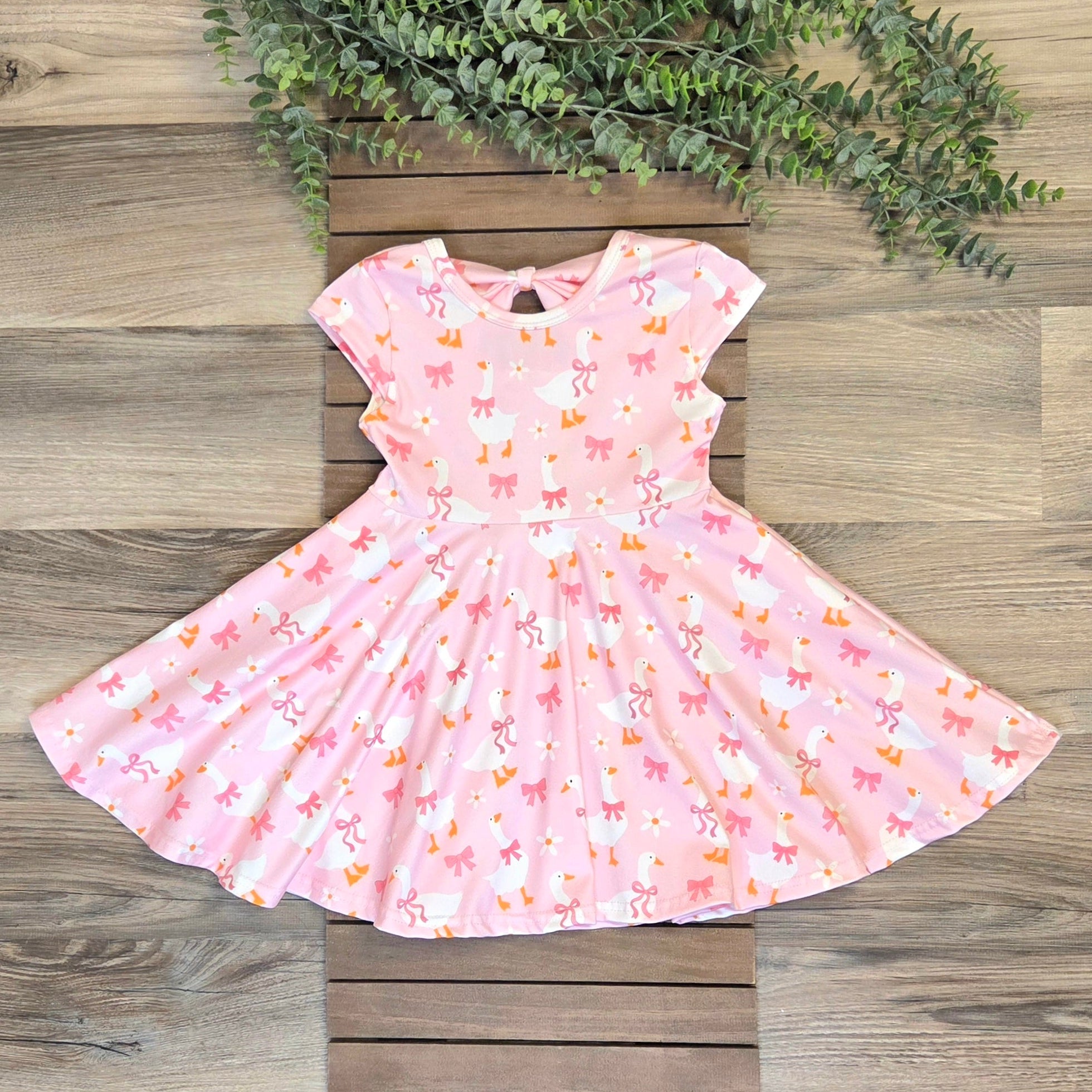 Pretty in Pink Goose Twirl Dress A Touch of Magnolia Boutique