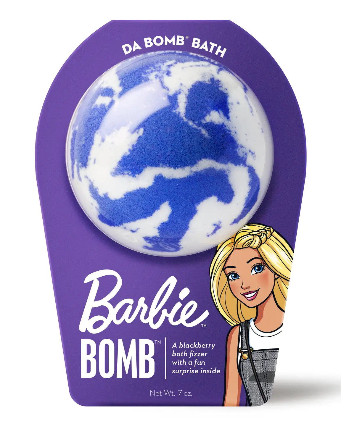 Da Bomb Bath Fizzers with toy (multiple options) A Touch of Magnolia Boutique Barbie Purple Swirl