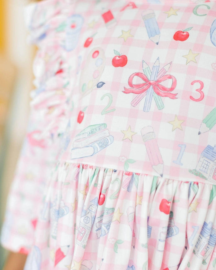 School Days Ruffle Twirl Dress A Touch of Magnolia Boutique