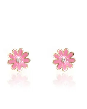 Pink Daisy earrings A Touch of Magnolia Boutique