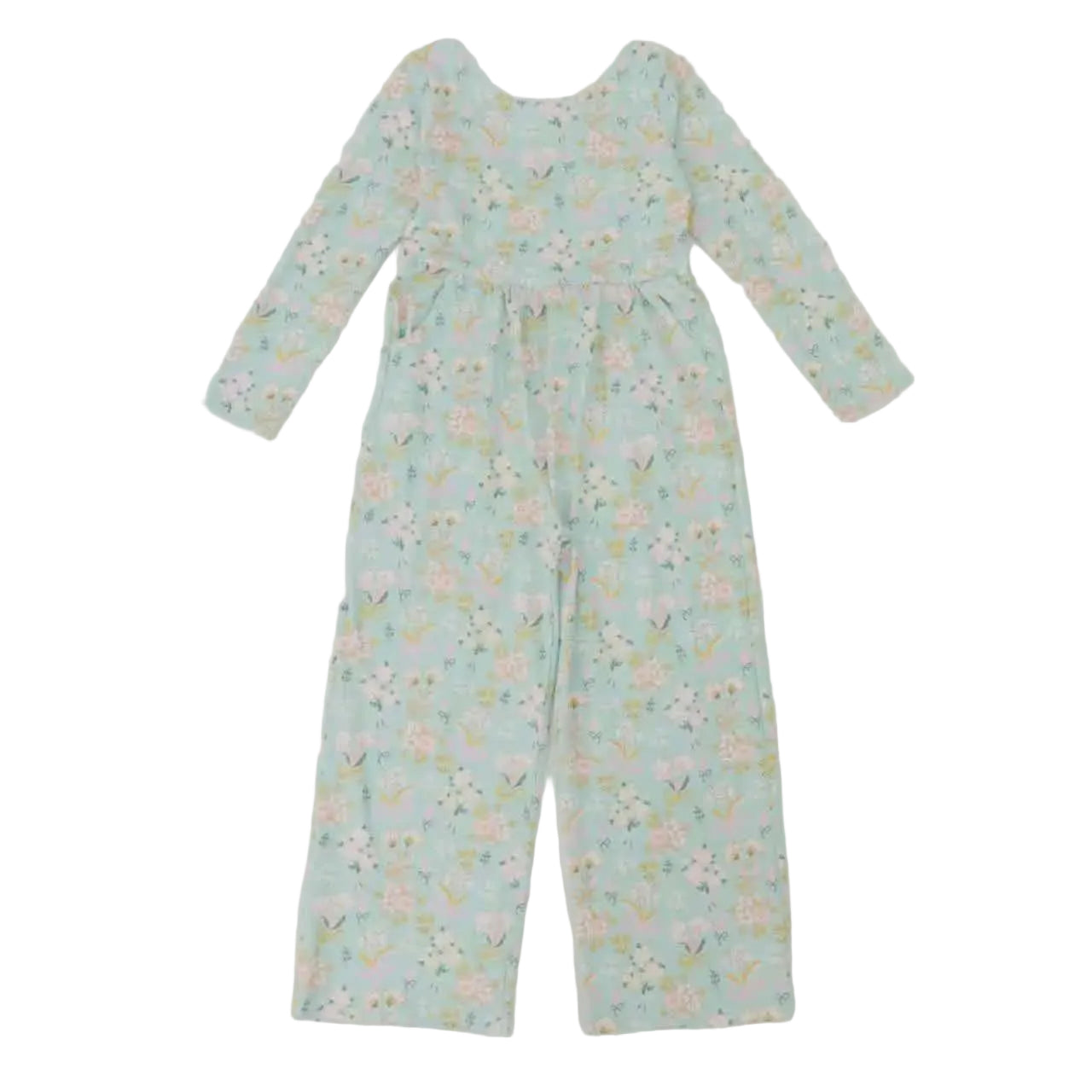 Spring Floral and Bows Jumpsuit A Touch of Magnolia Boutique