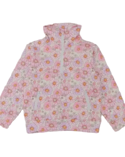 Spring Floral Half Zip Pullover A Touch of Magnolia Boutique