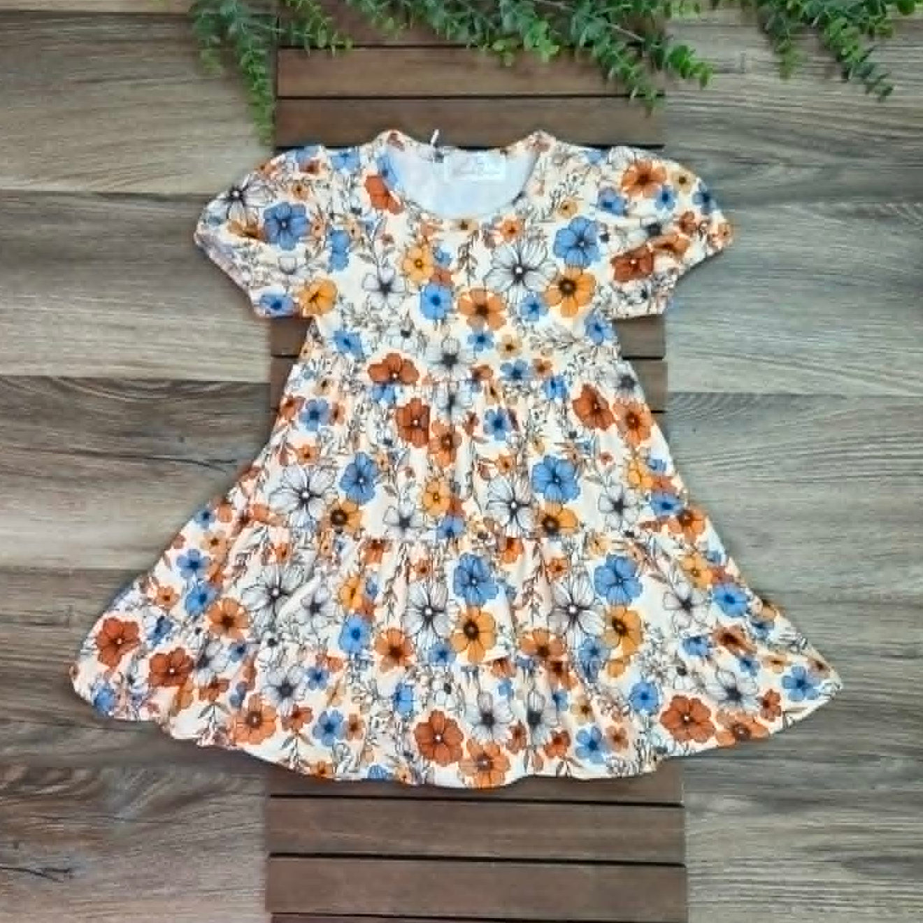 Harvest Bloom Tiered Dress A Touch of Magnolia Boutique
