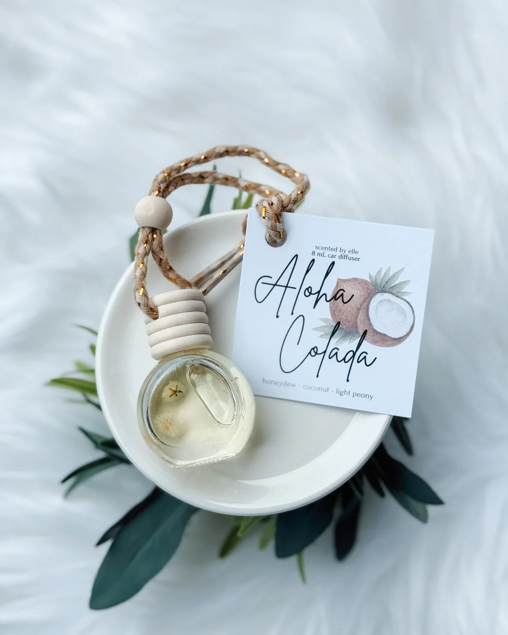 Car Diffuser (multiple scent options) A Touch of Magnolia Boutique Aloha Colada