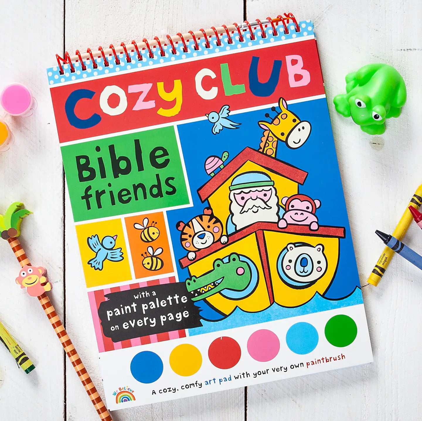 Cozy Club Bible Friends Art Pad A Touch of Magnolia Boutique