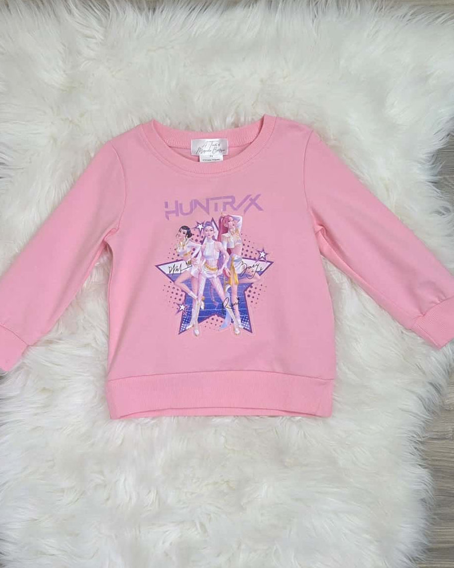 Pink Hunter Girls Top A Touch of Magnolia Boutique