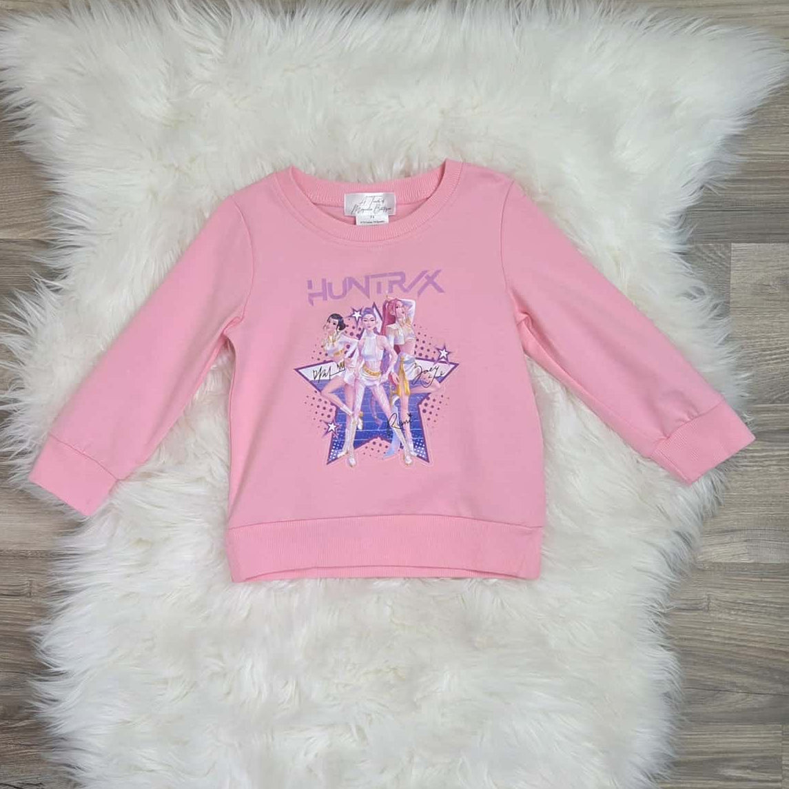 Pink Hunter Girls Top A Touch of Magnolia Boutique