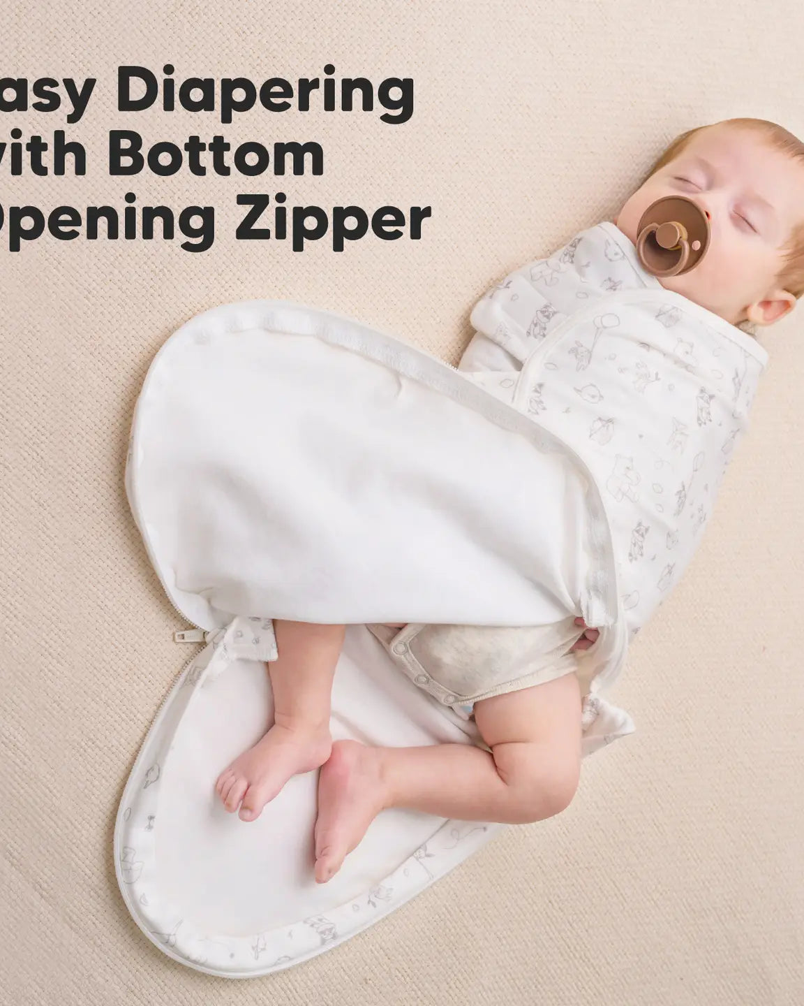 3pk Soothe Zippy Baby Swaddles 0-3 Months, Newborn Sleep Sack A Touch of Magnolia Boutique
