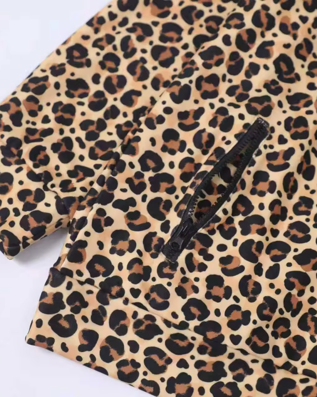 Leopard Half Zip Pullover A Touch of Magnolia Boutique