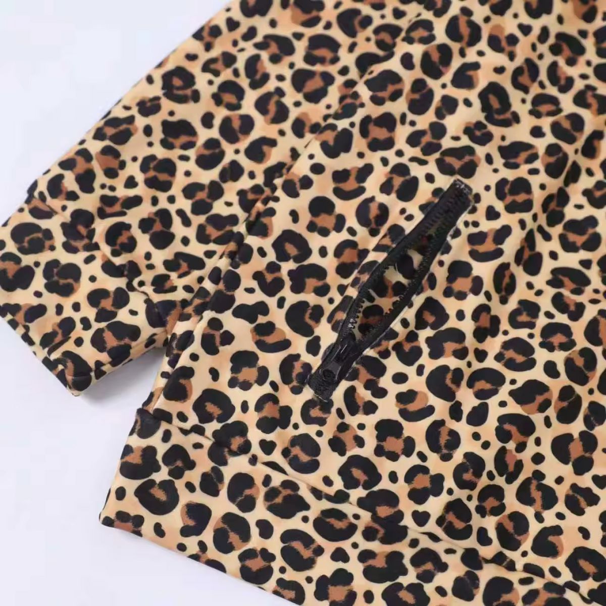 Leopard Half Zip Pullover A Touch of Magnolia Boutique