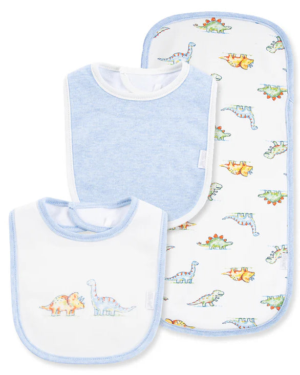 Dinomite bib-burp 3 pc set A Touch of Magnolia Boutique