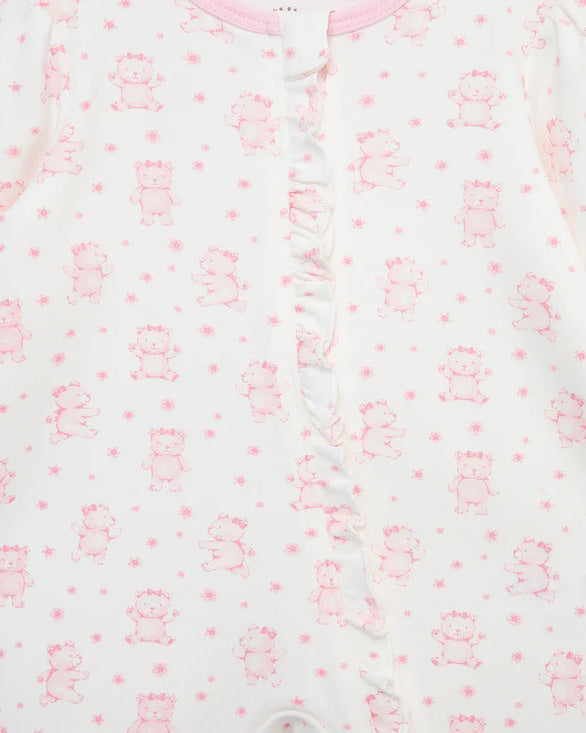 Joyful Bear Footie/hat Sleep/Play Zippie A Touch of Magnolia Boutique
