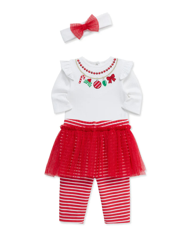 Necklace Bodysuit Skegging Set (3M-12M) A Touch of Magnolia Boutique