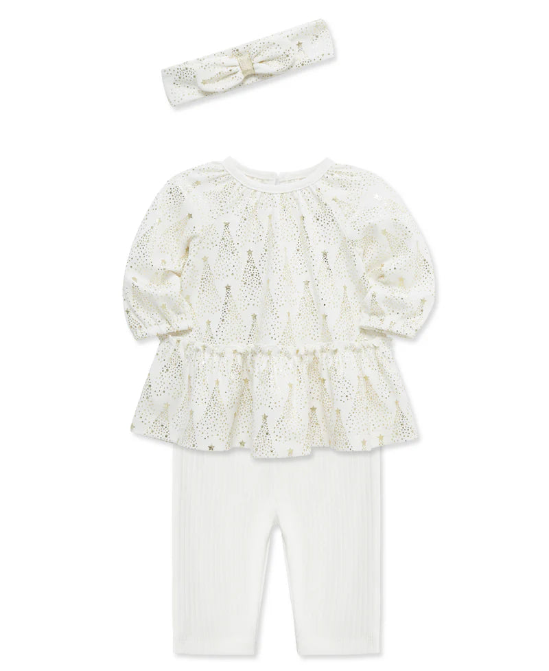 Gold Trees Tunic Set (3M-12M) A Touch of Magnolia Boutique