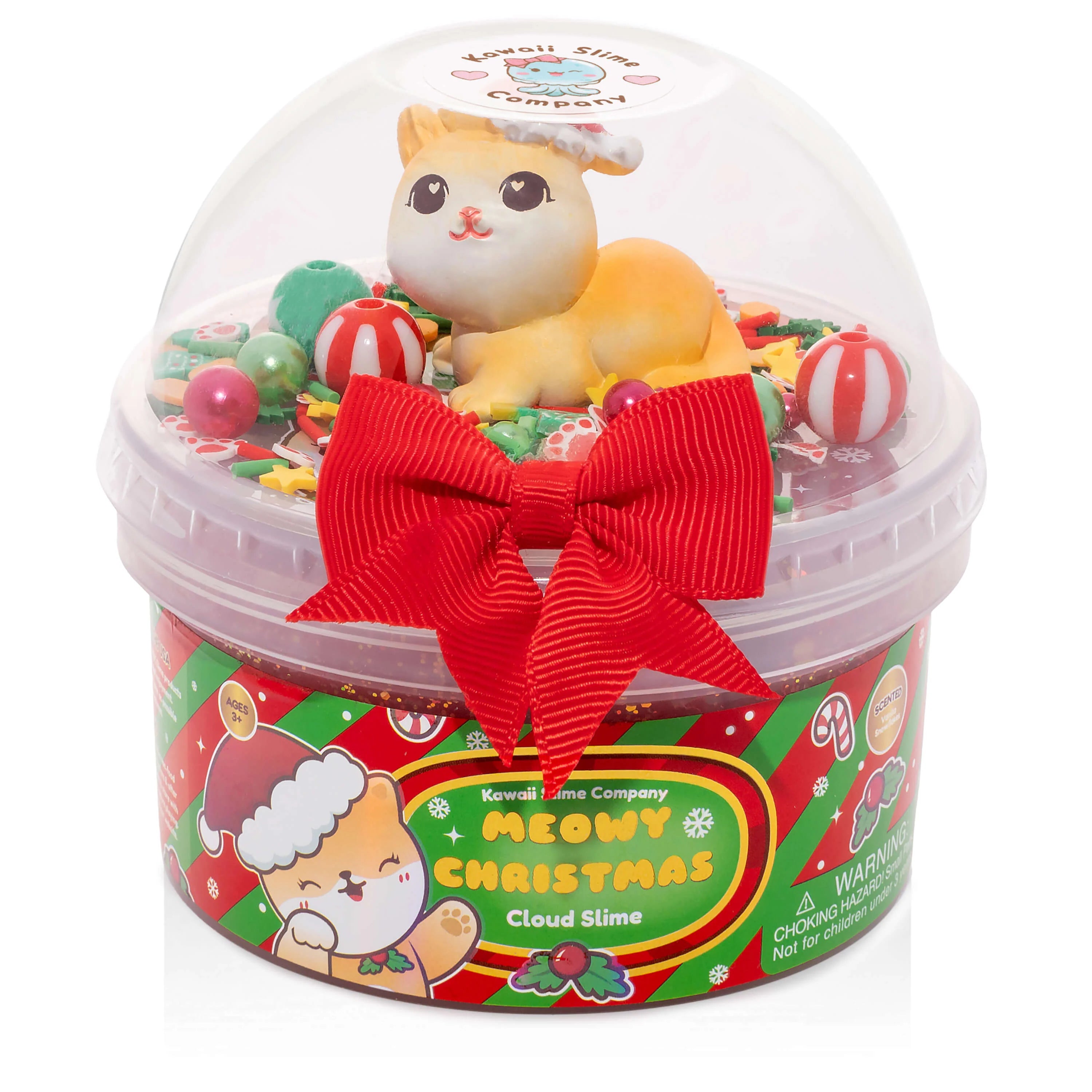 Meowy Christmas Cloud Signature Dome™ Slime A Touch of Magnolia Boutique
