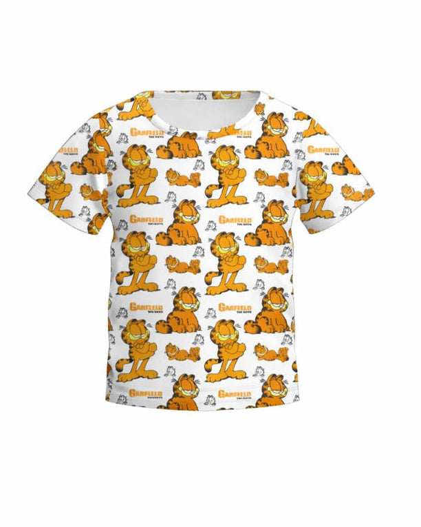 Orange Cat Short Sleeved Top A Touch of Magnolia Boutique