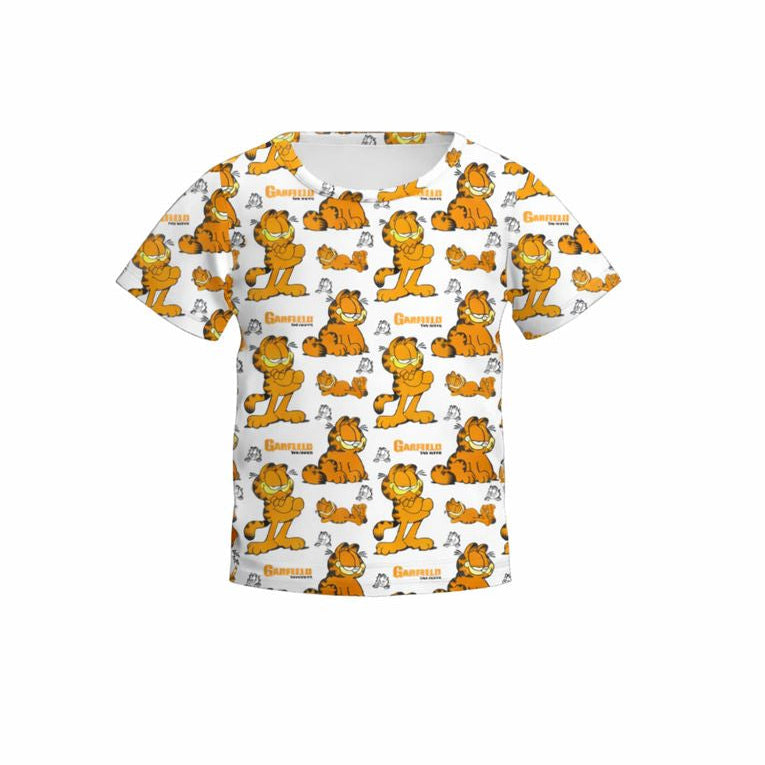 Orange Cat Short Sleeved Top A Touch of Magnolia Boutique