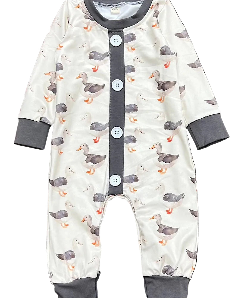 Little Waddles Baby Boy Romper A Touch of Magnolia Boutique