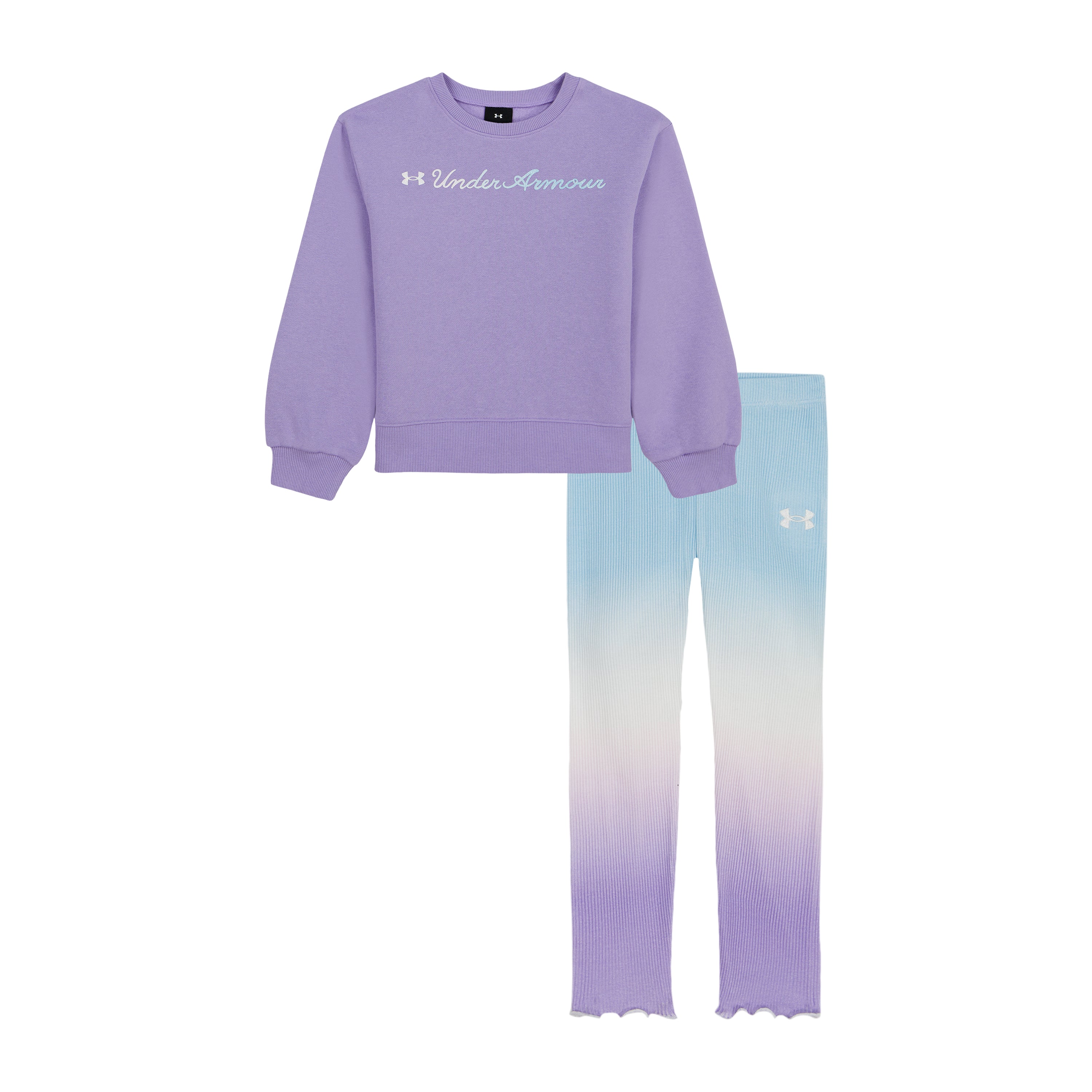 Under Armour® Crewneck with Ombre Ribbed Leggings Set A Touch of Magnolia Boutique