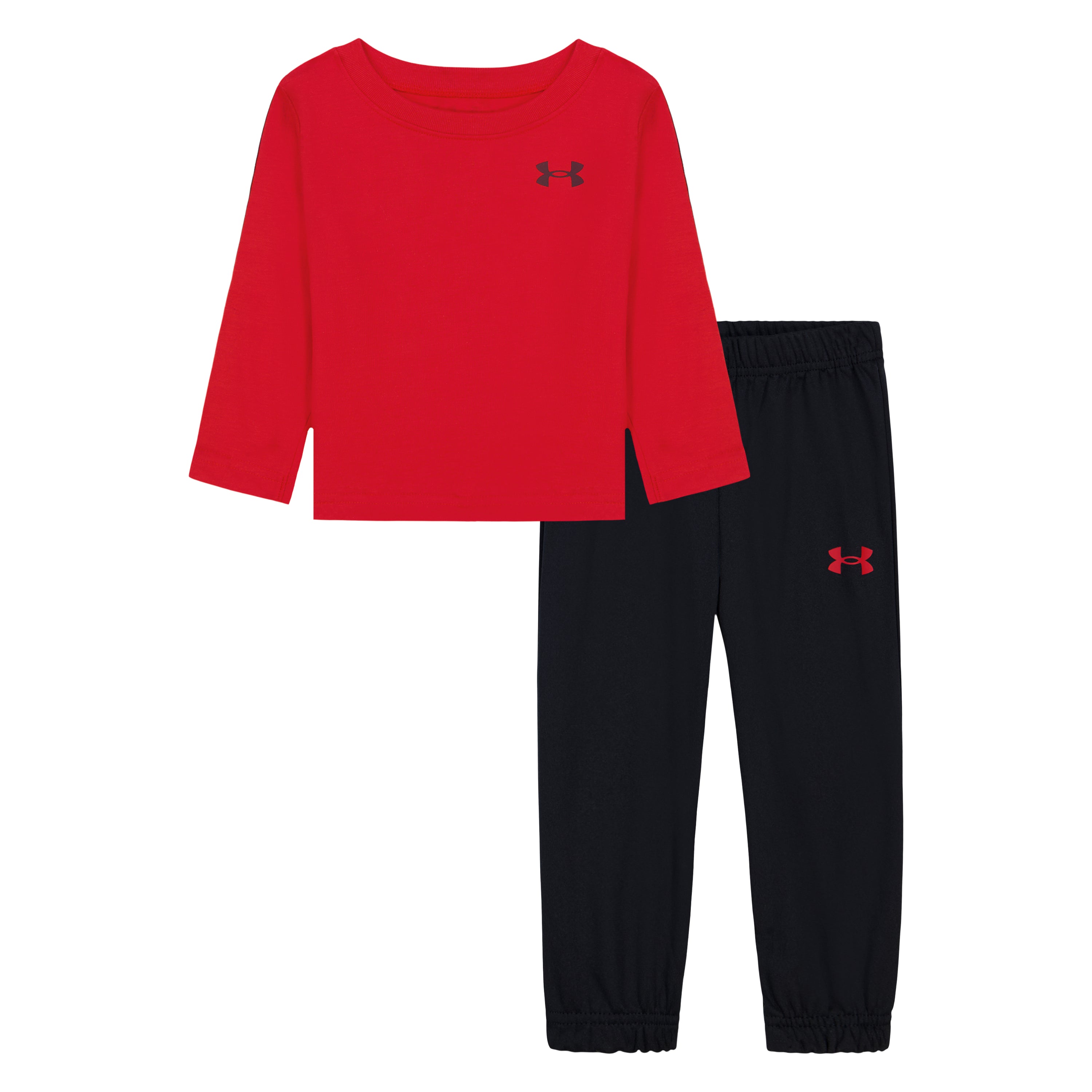 Under Armour® Red Top and Black Jogger Set A Touch of Magnolia Boutique
