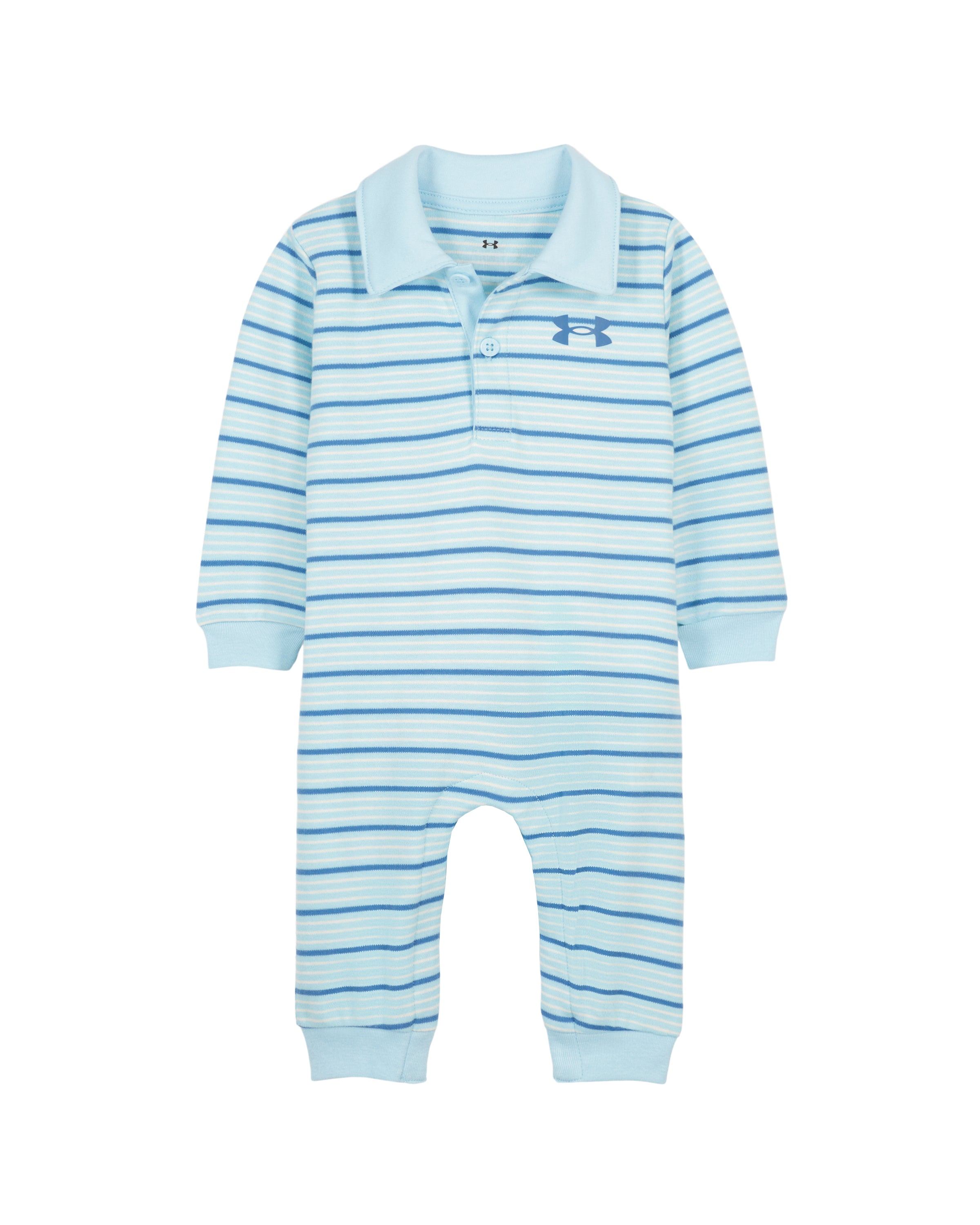 Under Armour® Blue Striped Coverall Romper A Touch of Magnolia Boutique