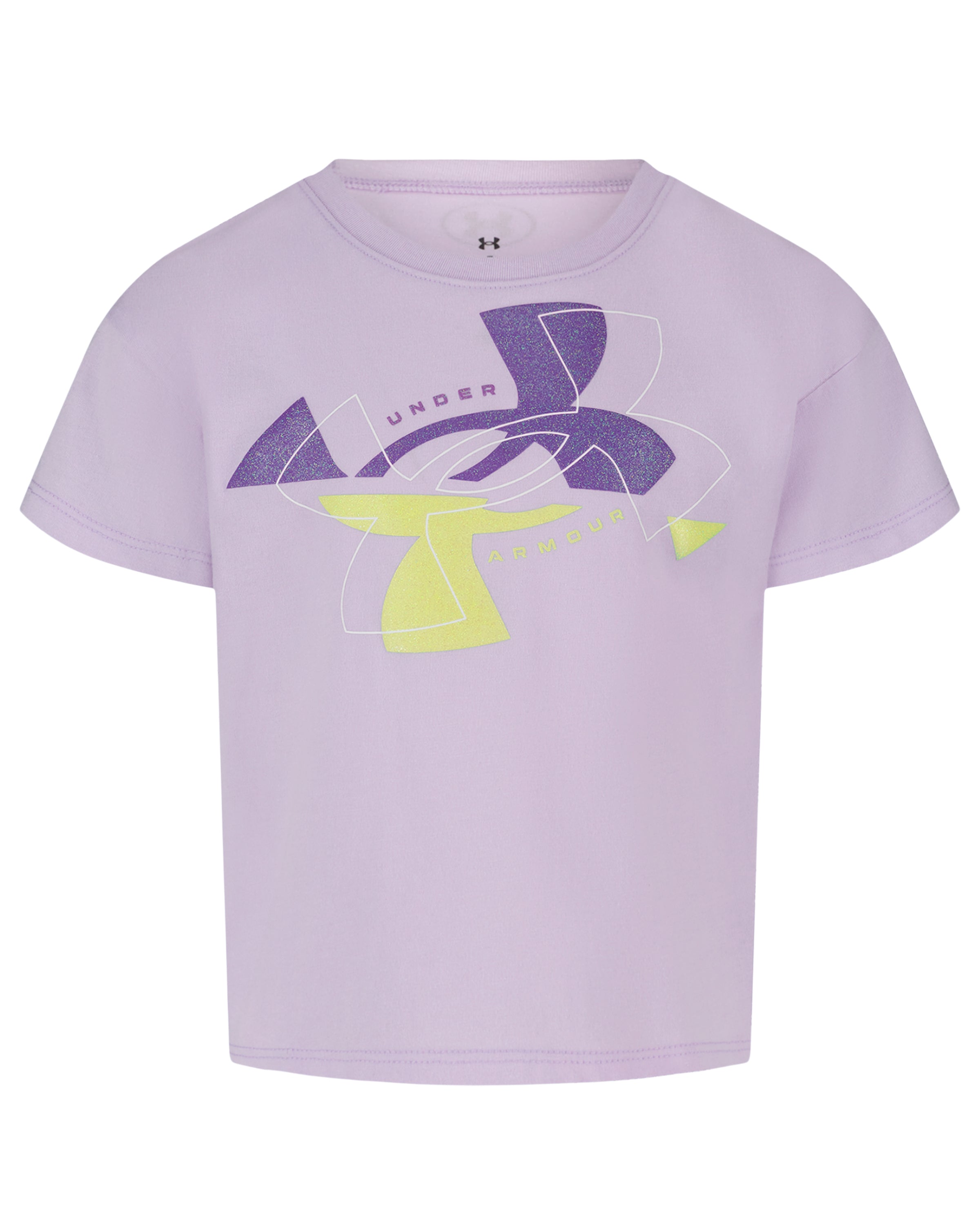 Under Armour® Split Logo Short Sleeve Tee-Purple Crest A Touch of Magnolia Boutique