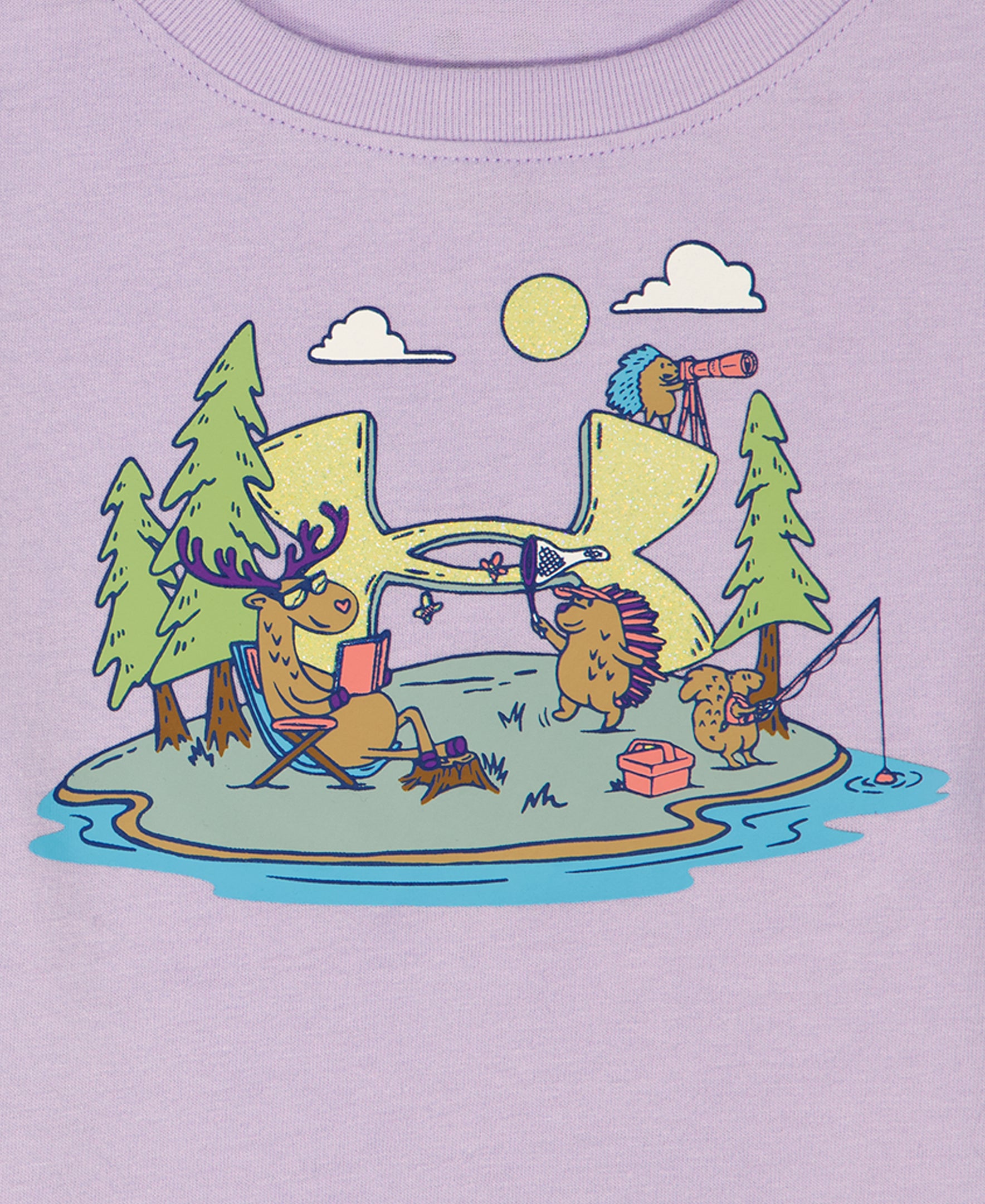 Under Armour® Park Island Shorts Set-Purple Crest A Touch of Magnolia Boutique