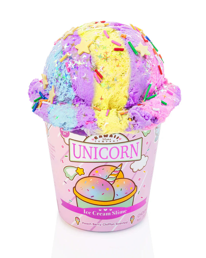 Unicorn Scented Ice Cream Pint Slime A Touch of Magnolia Boutique