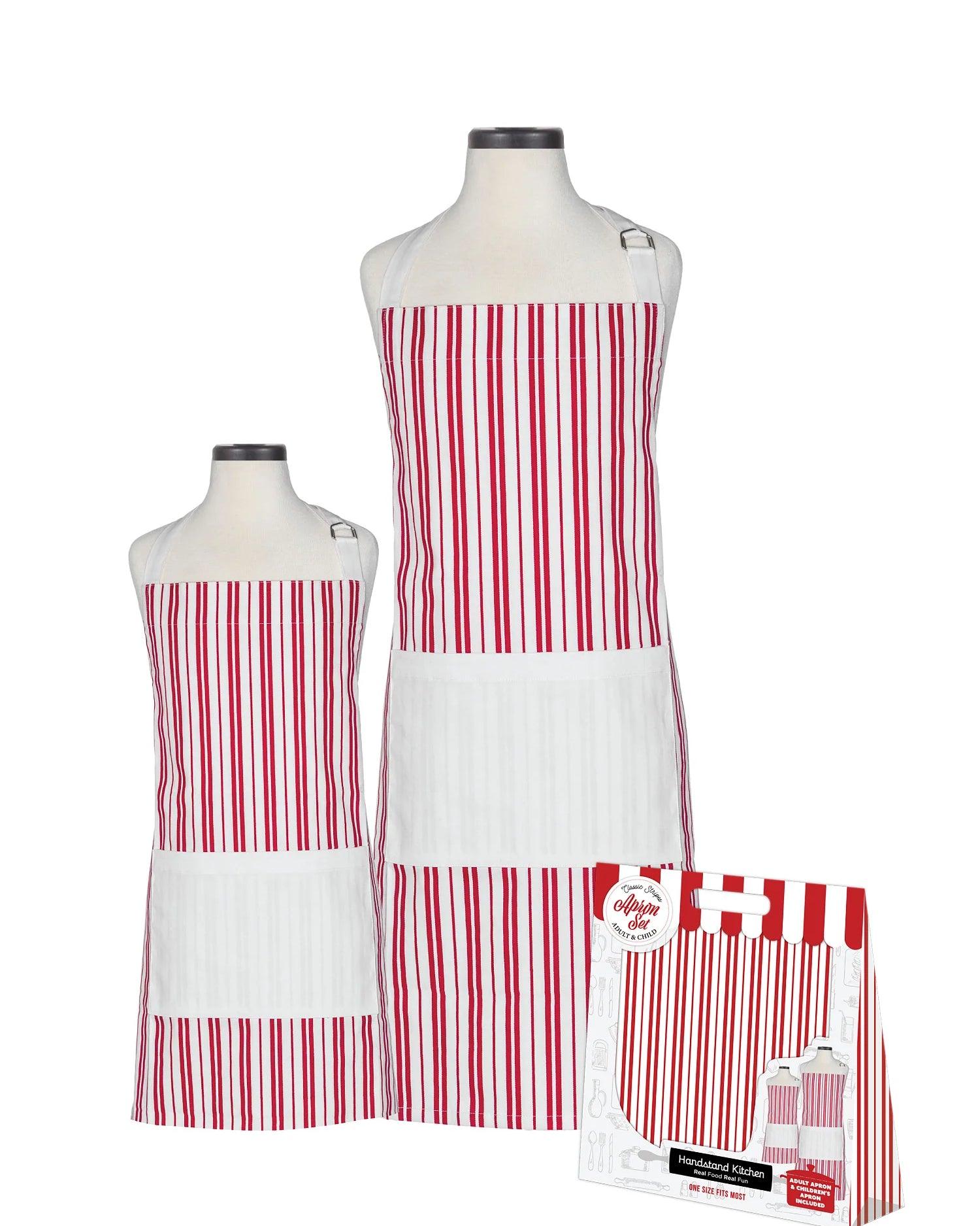 Classic Striped Adult & Youth Apron Set A Touch of Magnolia Boutique