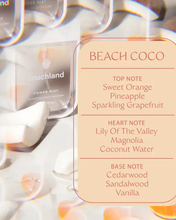 Power Mist Hand Sanitizer (Multiple Scents) by Touchland A Touch of Magnolia Boutique