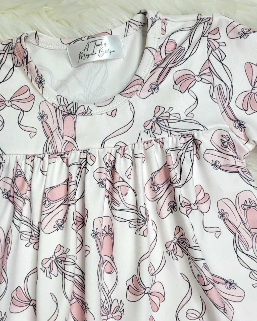 Ballet Shoes Pajama Gown A Touch of Magnolia Boutique