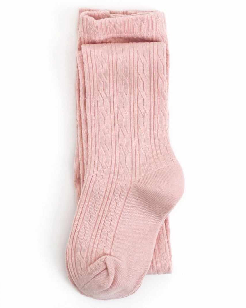 Ballet Pink Cable Knit Tights  A Touch of Magnolia Boutique   