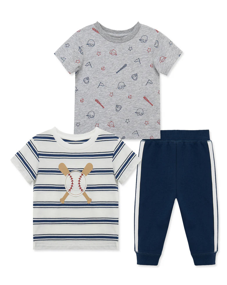 Baseball 3-Piece Play Set (12M-4T) A Touch of Magnolia Boutique