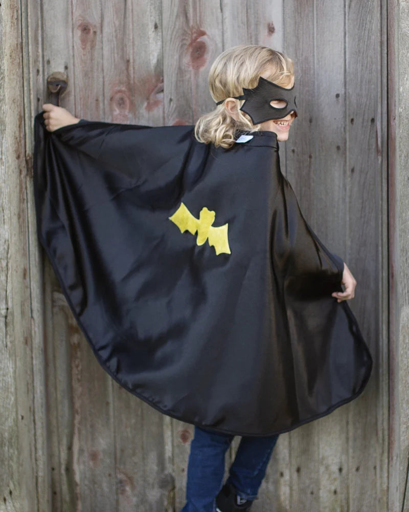 Reversible Spider/Bat Cape & Mask, Size 3-4 A Touch of Magnolia Boutique