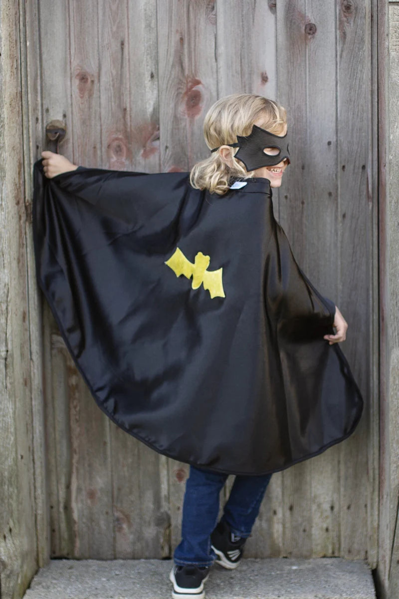 Reversible Spider/Bat Cape & Mask, Size 3-4 A Touch of Magnolia Boutique