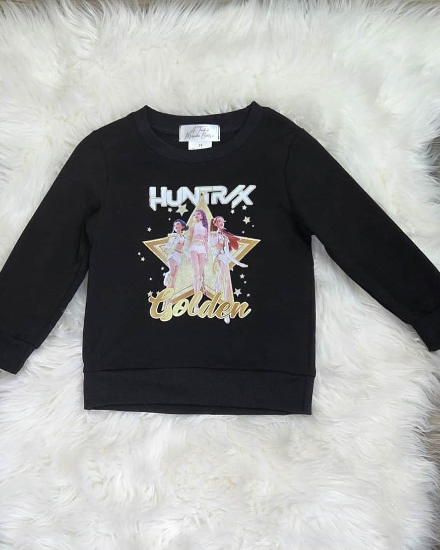 Black Golden Inspired Hunter Girls Top A Touch of Magnolia Boutique
