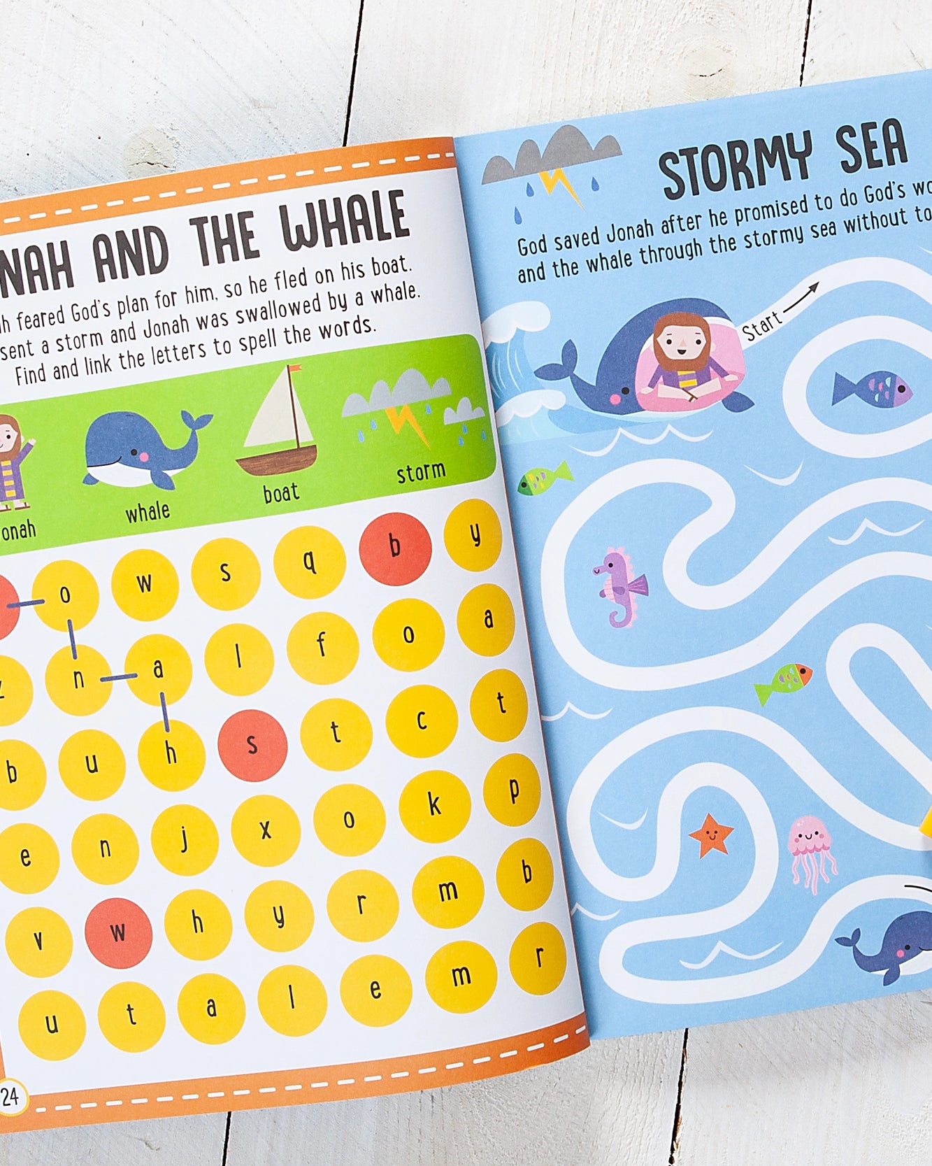 My Bible Stories Activity Book (Pink) A Touch of Magnolia Boutique