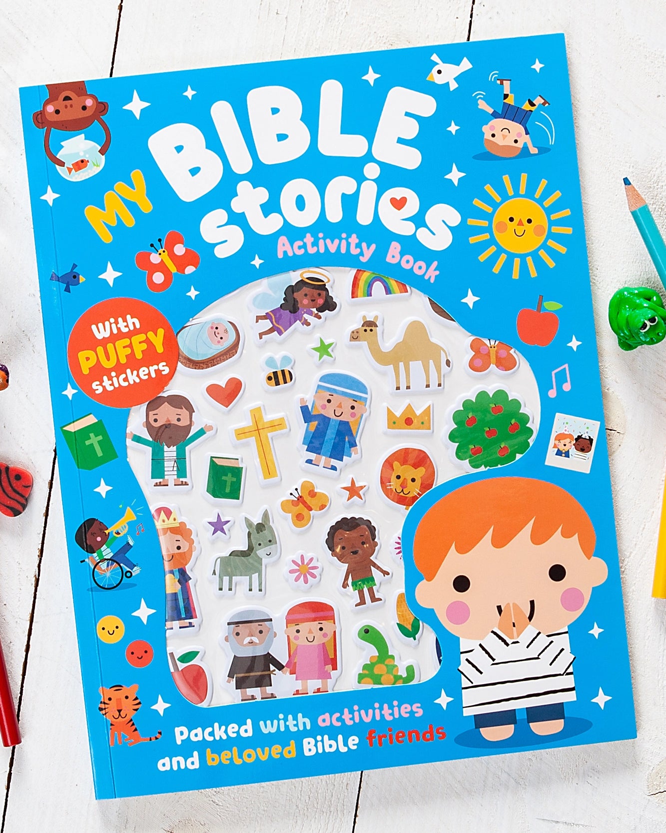 My Bible Stories Activity Book (Blue) A Touch of Magnolia Boutique