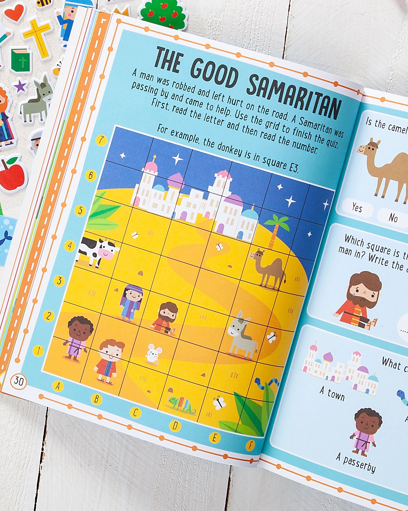 My Bible Stories Activity Book (Blue) A Touch of Magnolia Boutique