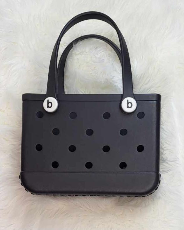Small EVA bags (multiple solid color and printed options) A Touch of Magnolia Boutique Black