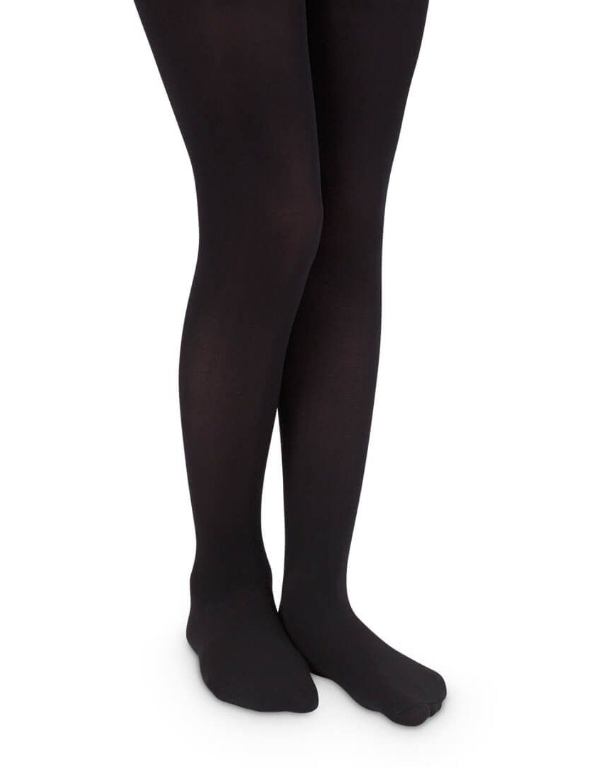 Organic Cotton Tights with Seamless Toe  A Touch of Magnolia Boutique Black 6-18 month 