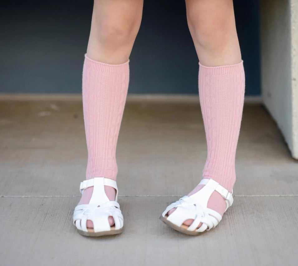 Blush Pink Knee High Socks  A Touch of Magnolia Boutique   
