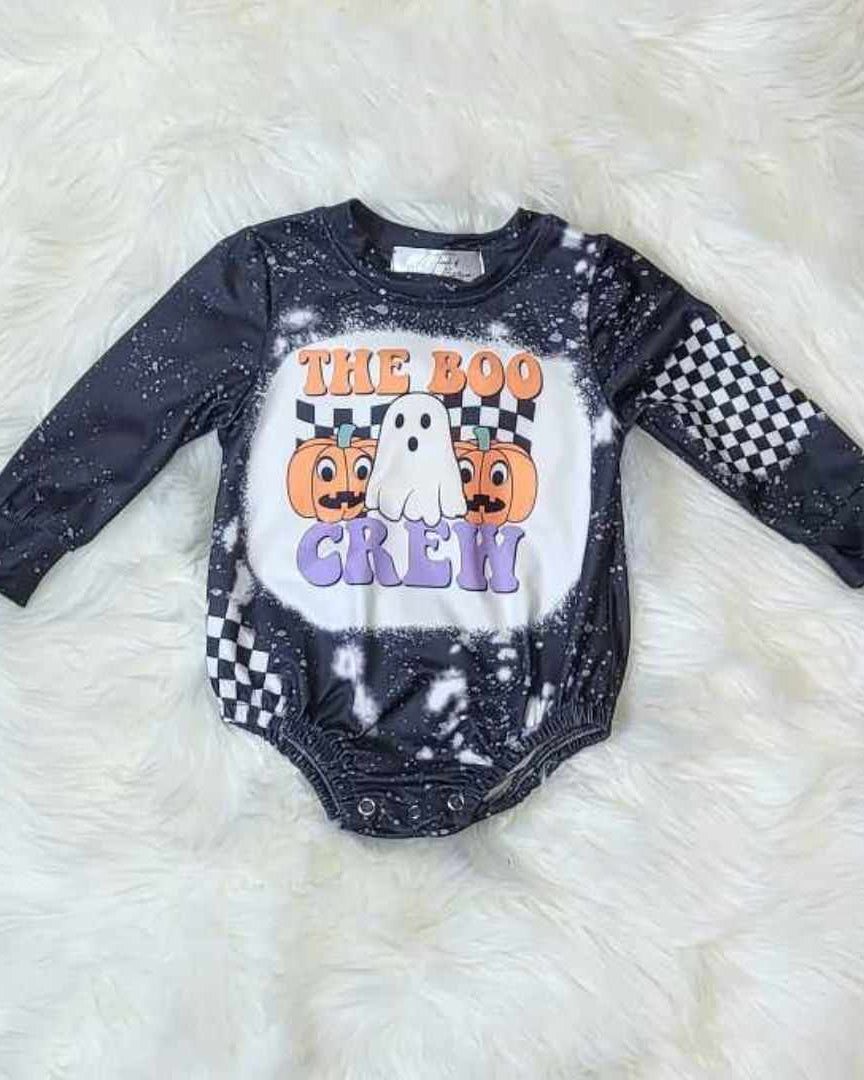 Baby Girl The Boo Crew Romper A Touch of Magnolia Boutique