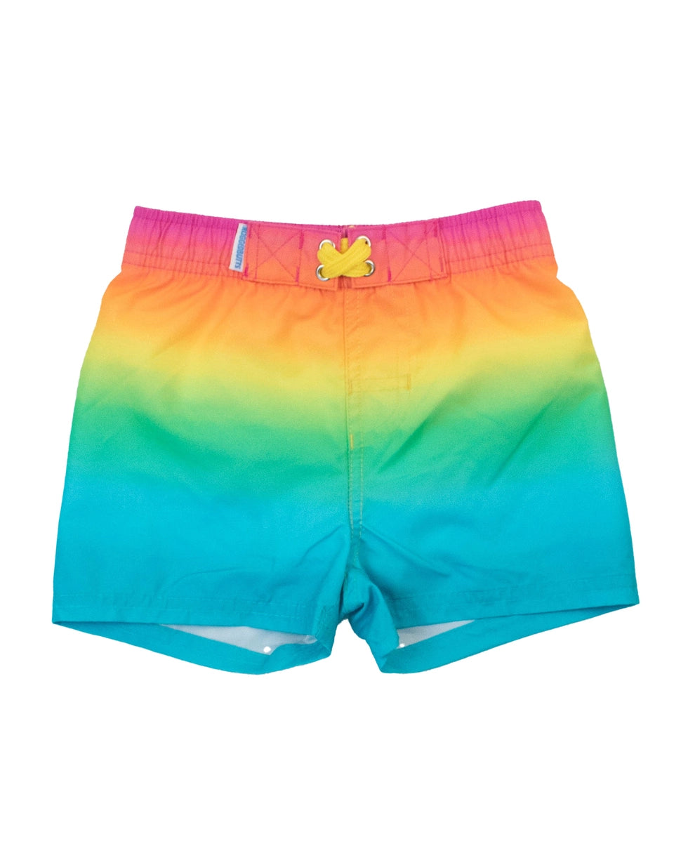 Boys Neon Sunset Swim Trunks A Touch of Magnolia Boutique